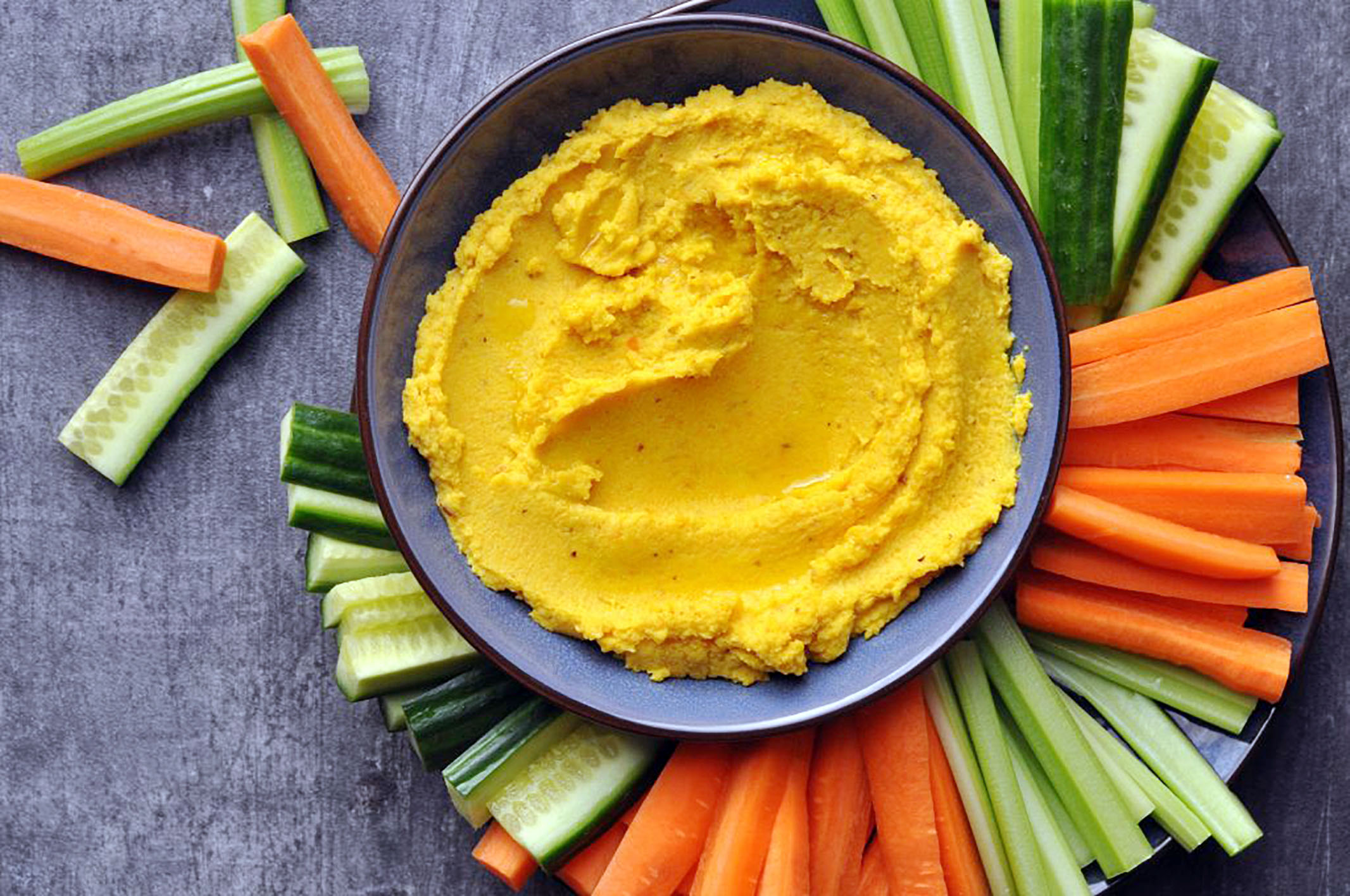 Low Histamine Cauliflower Carrot Hummus