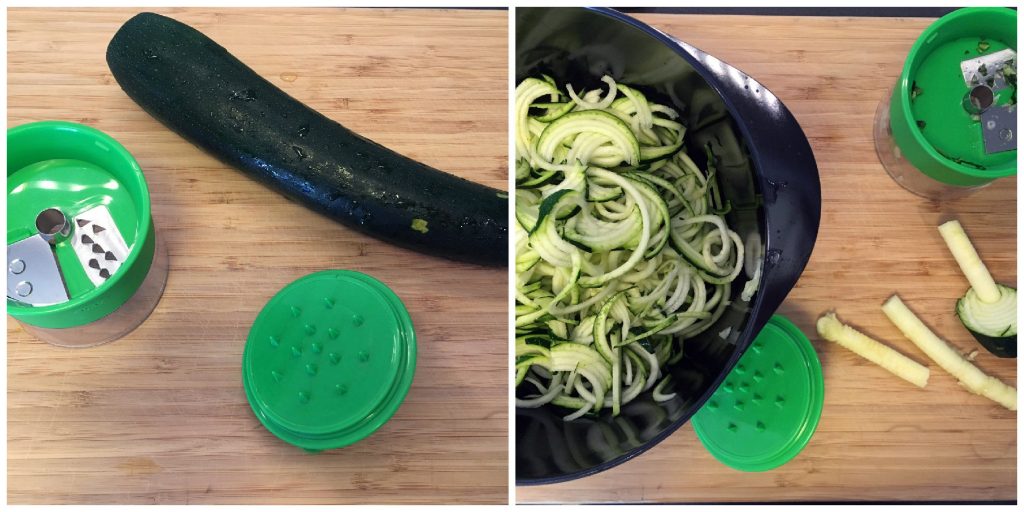 Zoodles in the making