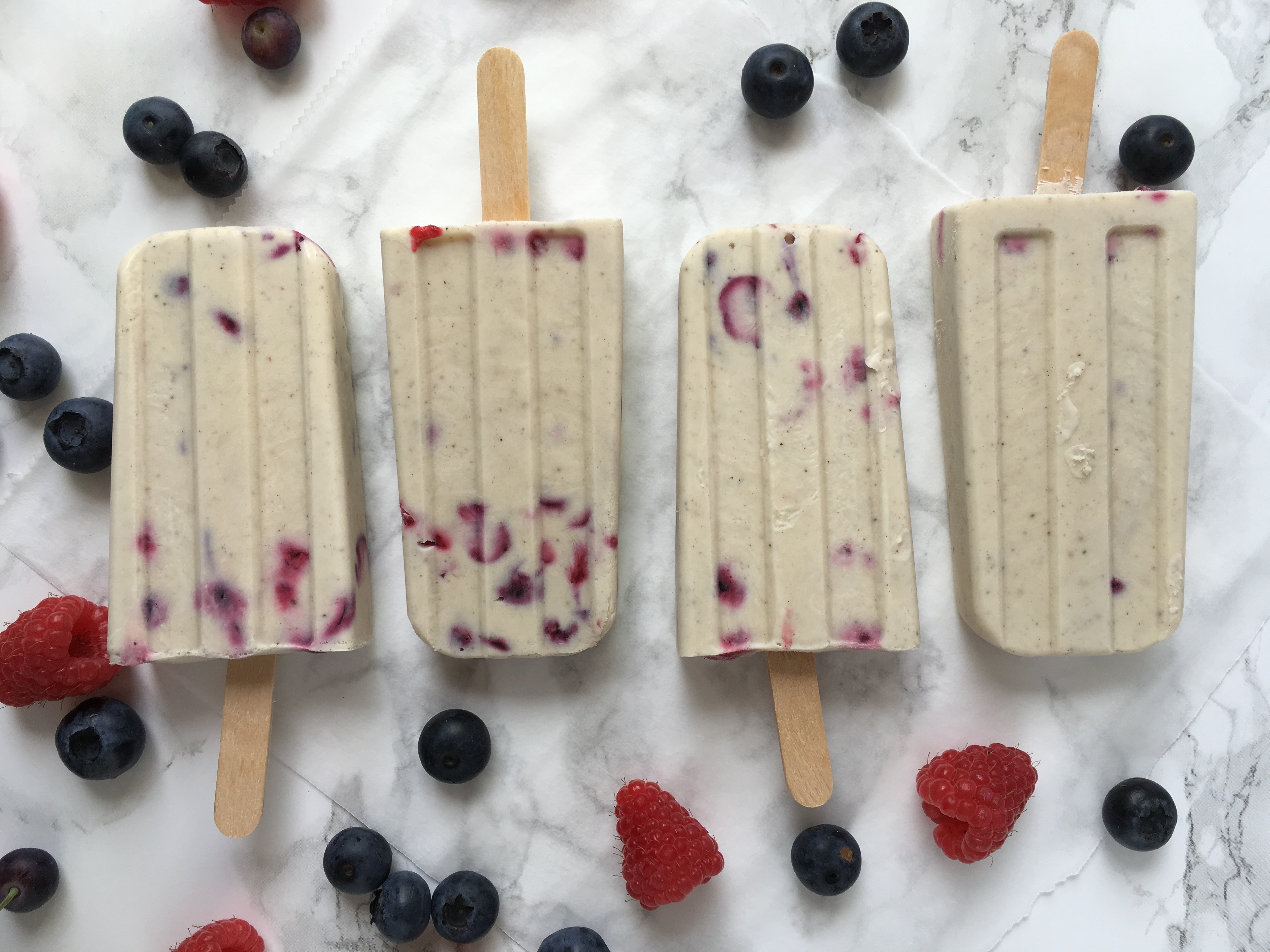 Low Histamine White Chocolate Popsicle's