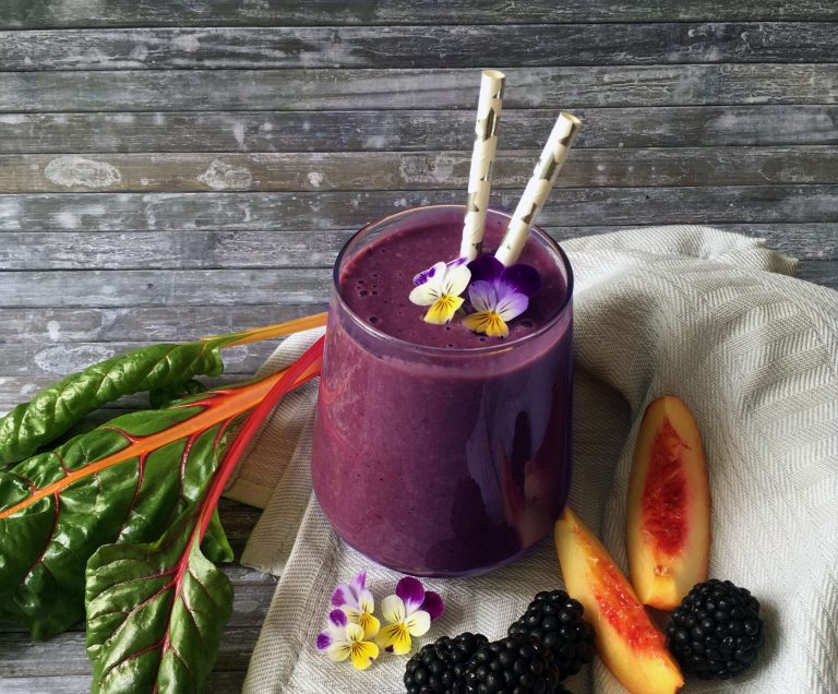 Low Histamine Blackberry Smoothie with Rainbow Chard The Histamine