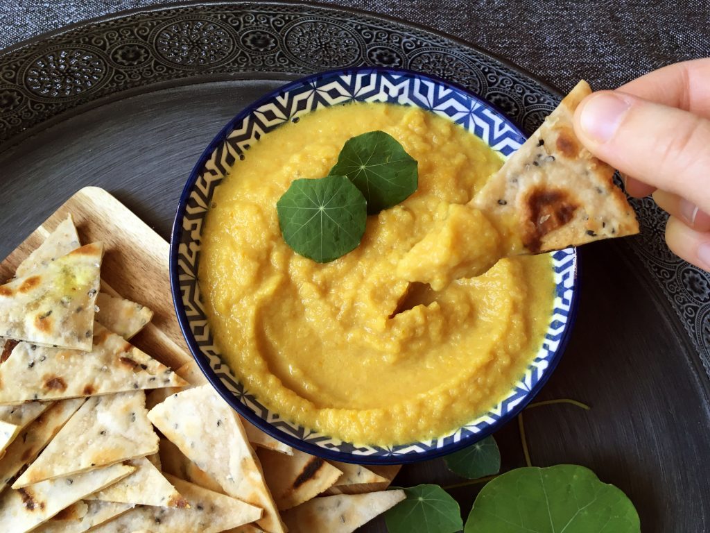 Low Histamine Yellow Zucchini Dip - Dig in and enjoy o/