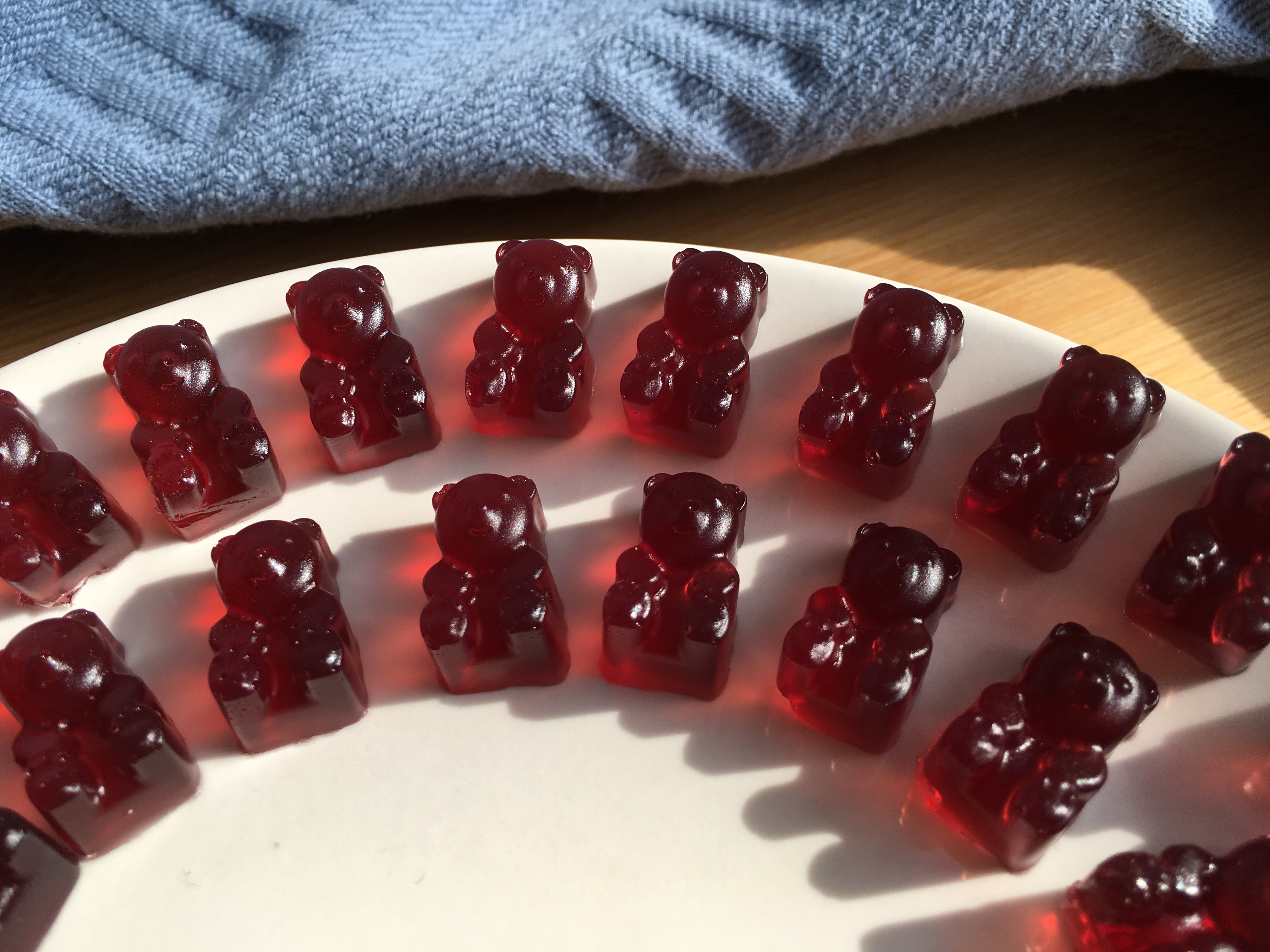 Homemade Red Gummy Bears - Little Gut Healing Treats