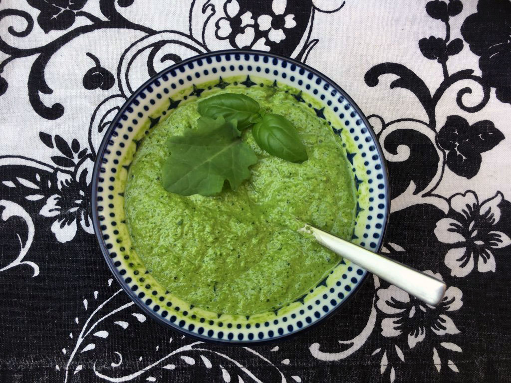 Low Histamine Pesto with Basil and baby Kale