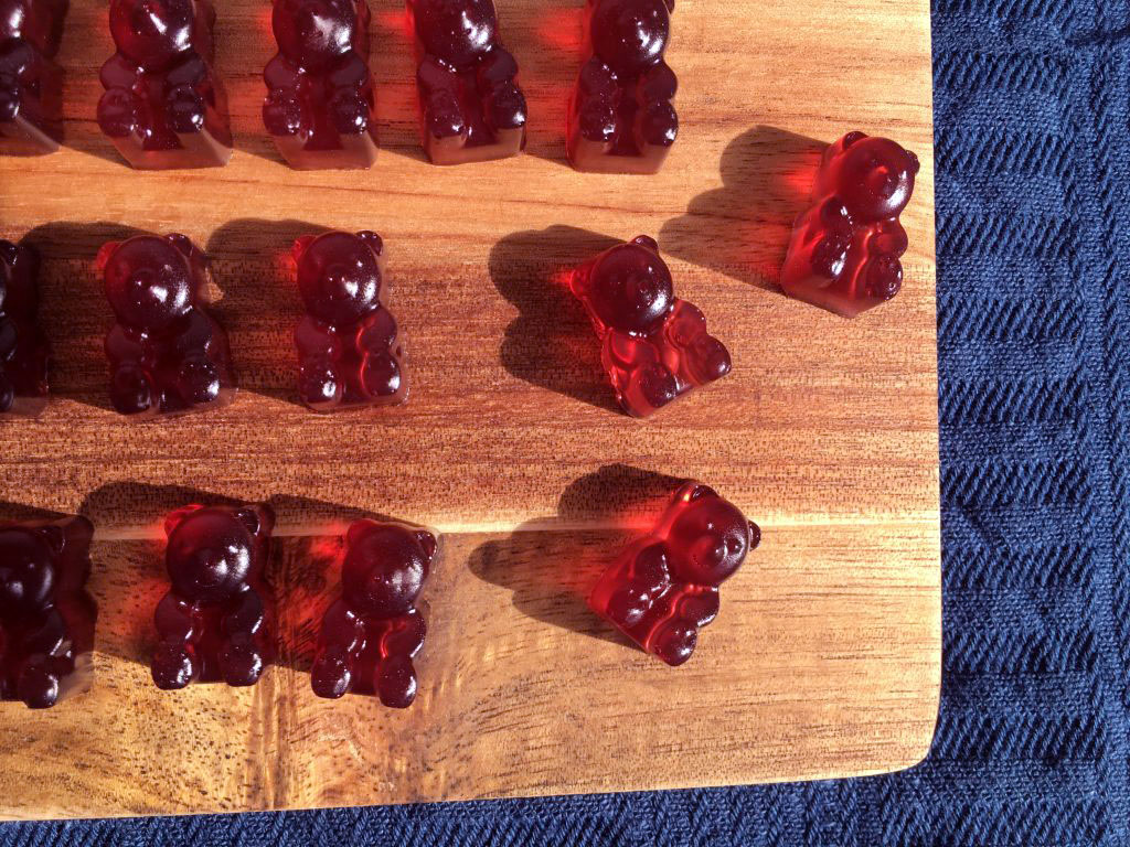 Homemade Red Gummy Bears - Little Gut Healing Treats