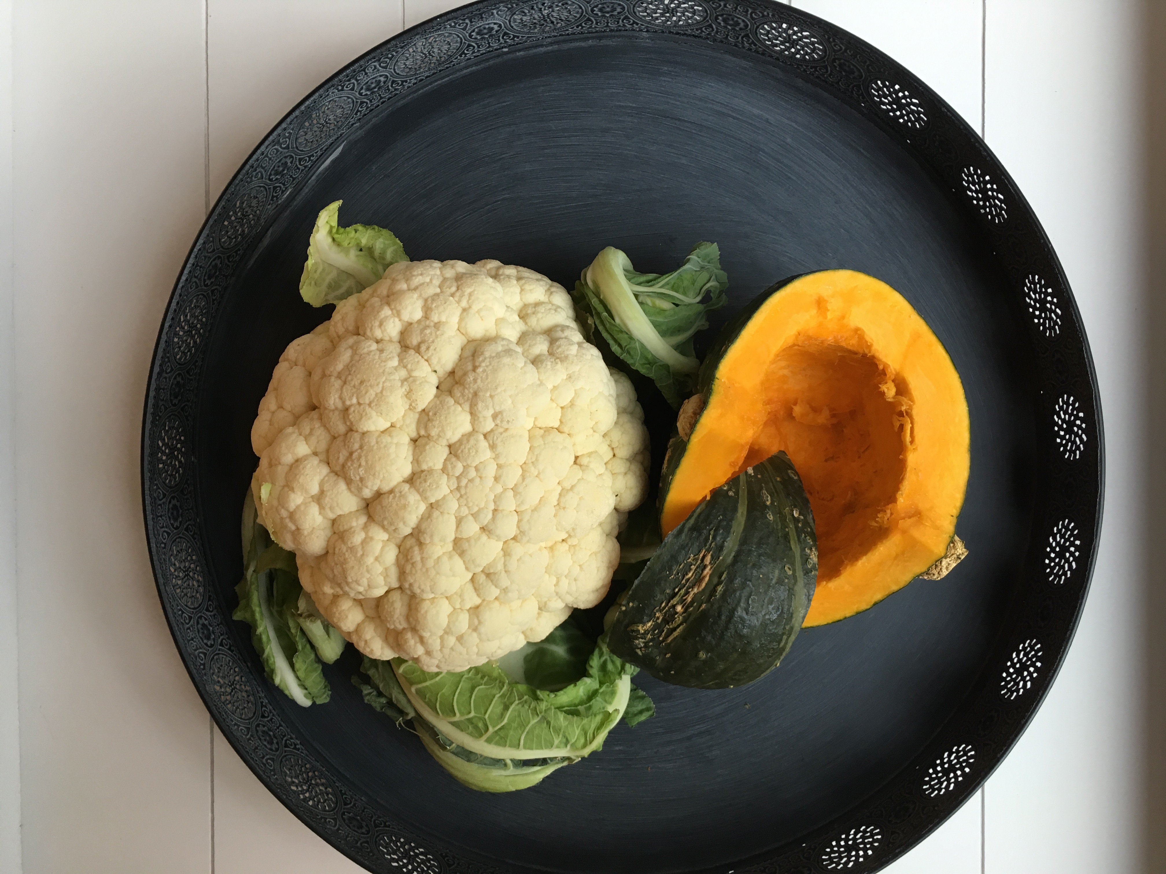 Cauliflower and Kabocha Squash