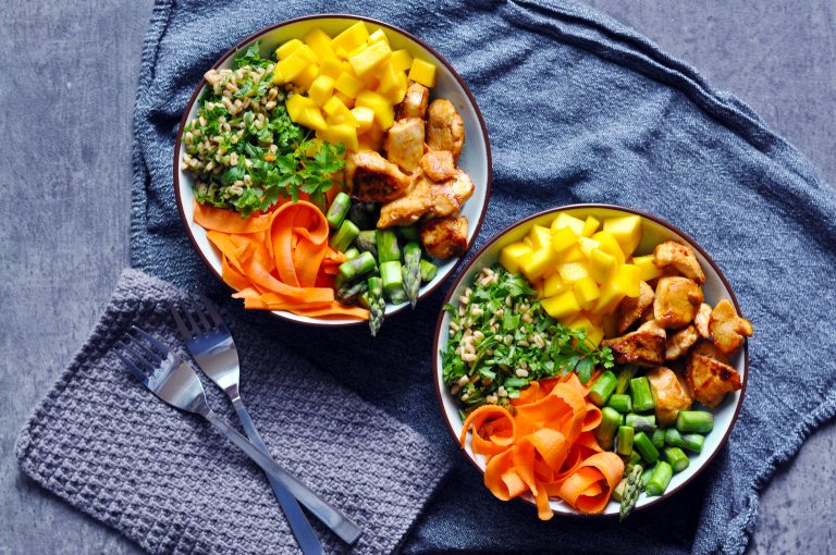 Low Histamine Mango Chicken Salad Bowl The Histamine Friendly Kitchen