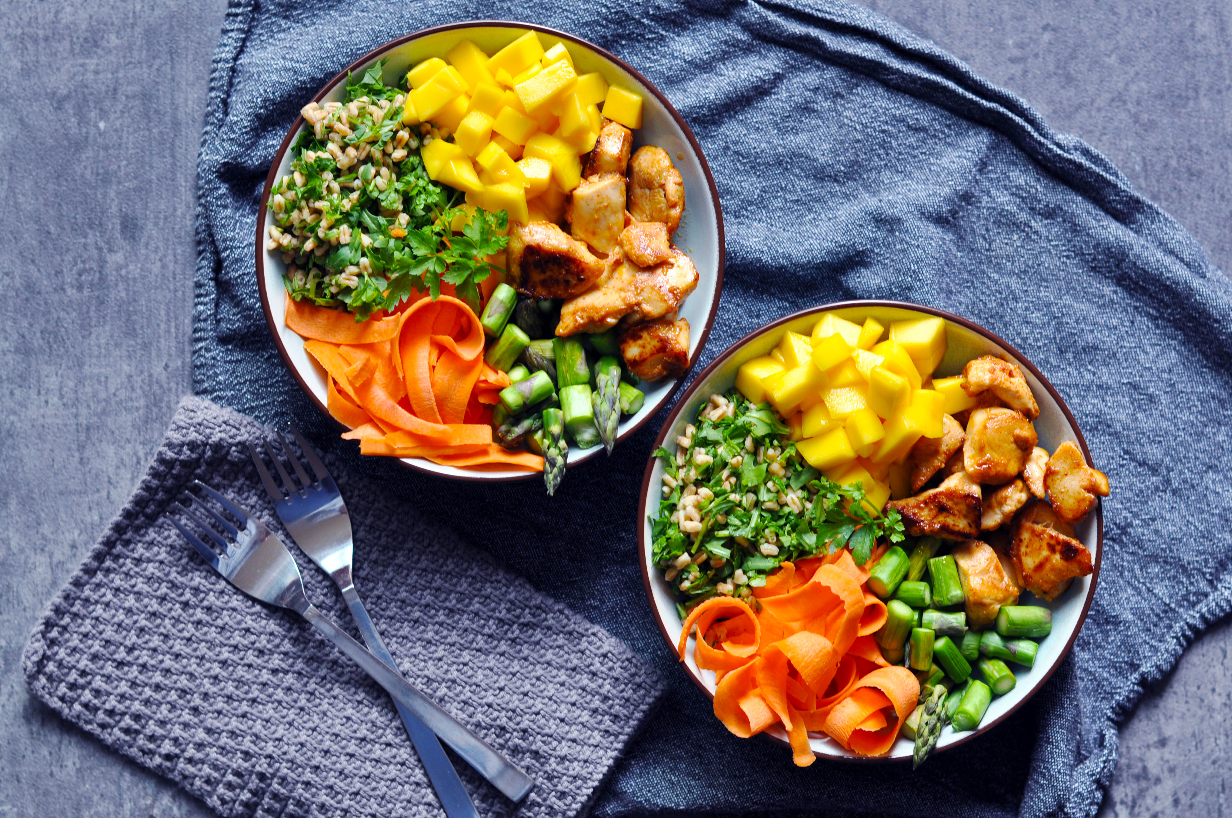 Low Histamine Mango Chicken Salad Bowl