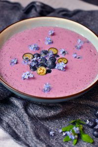High Protein Blueberry Smoothie Bowl