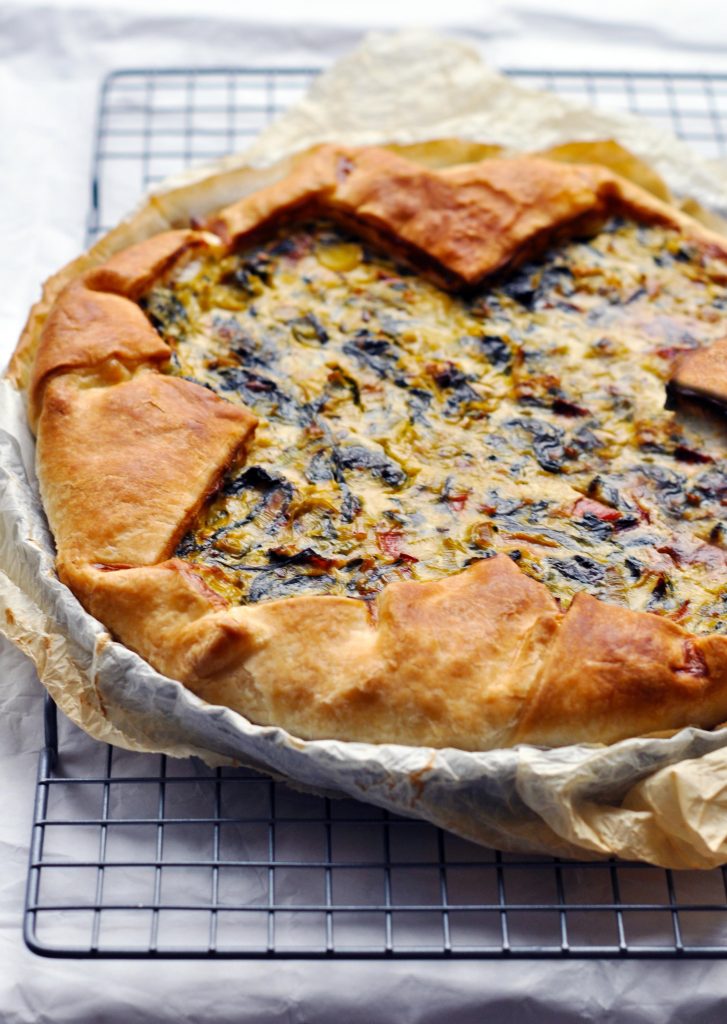 Low Histamine Leek and Swiss Chard Quiche
