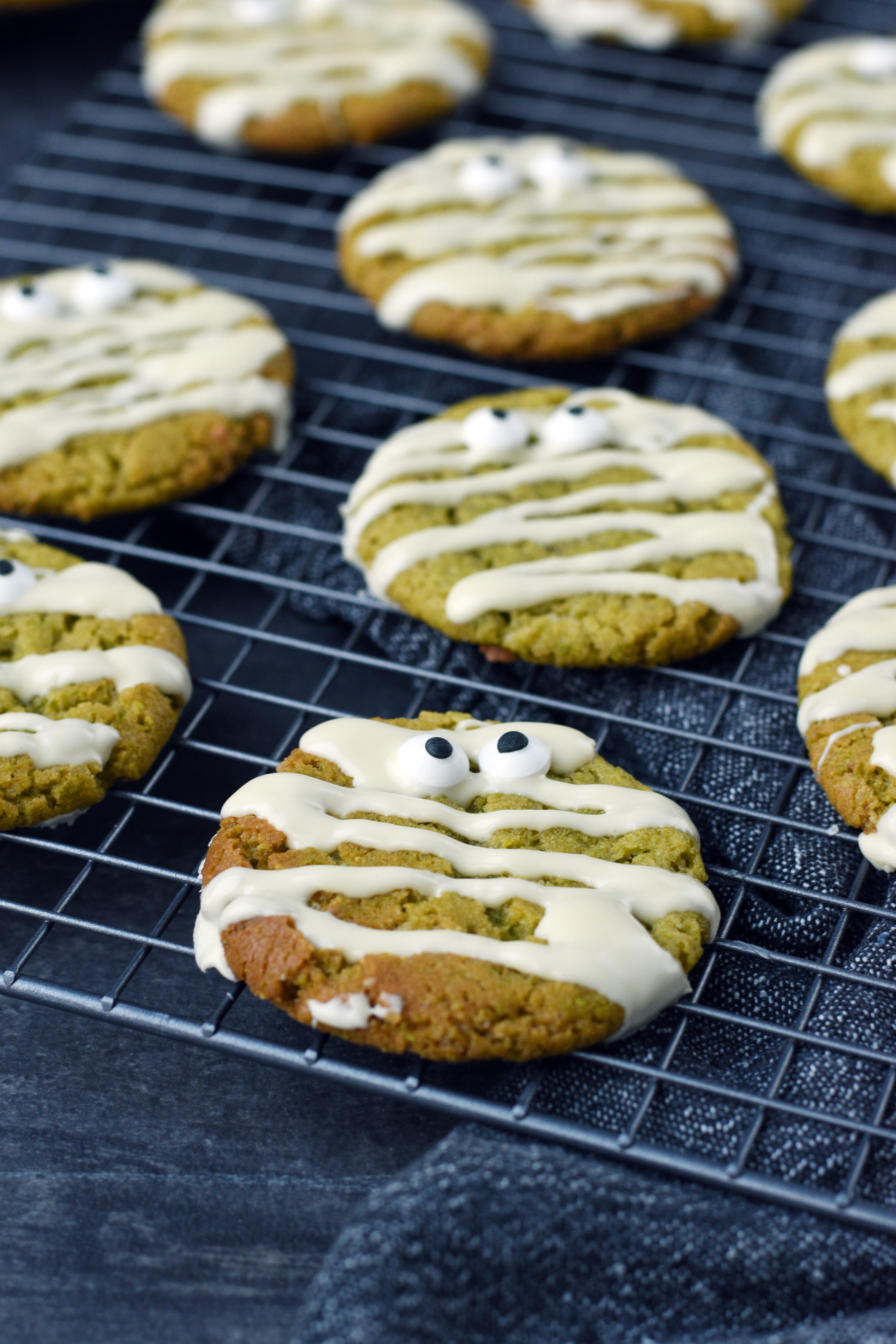 Histamine Friendly Green Halloween Mummy Cookies